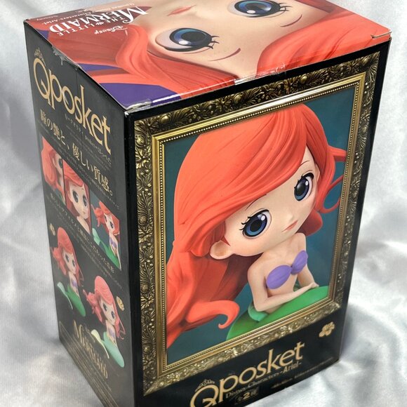 2020 Banpresto Qposket The Little Mermaid Ariel version A Collectible Figure - Picture 2 of 5